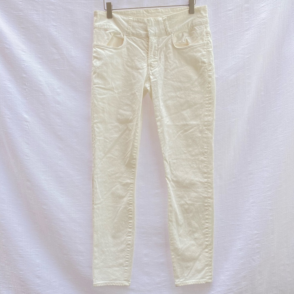Helmut Lang White Skinny Jeans